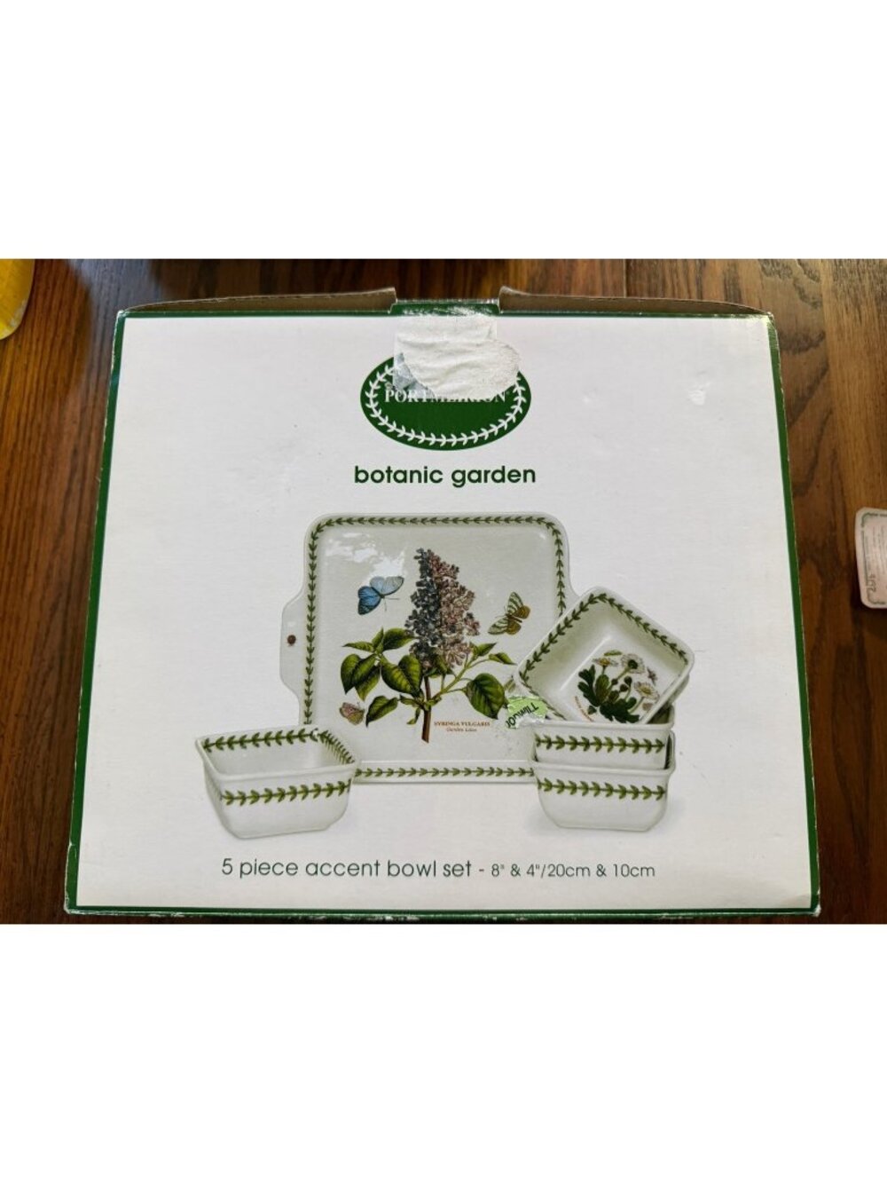 Portmeirion - Botanic Garden 5-Piece Accent Bowl Set - 4 Bowls & Platter